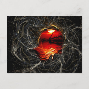 soleil fond Carte postale