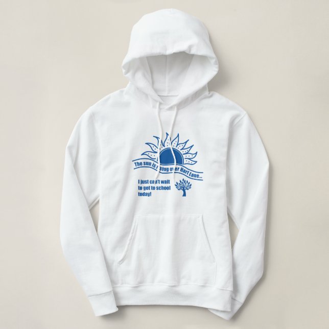 Soleil levant sweat à capuche (Design devant)