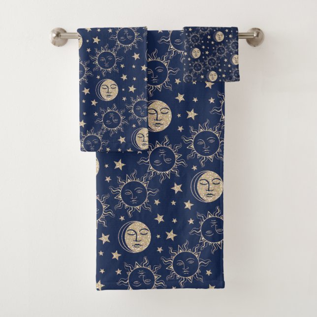 Soleil & Lune Retro Magic Navy Bleu Vintage Célest (En situation)