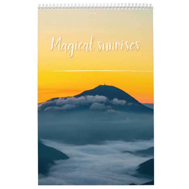 Soleil magique paysage calendrier photo (Protection)