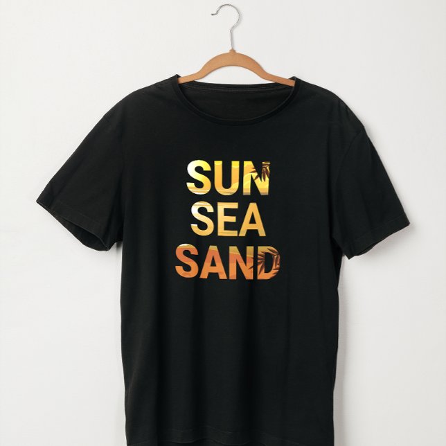 SOLEIL, MER, SABLE | T-shirt VOYAGE D'ÉTÉ (sun sea sand )