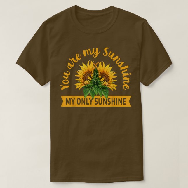 soleil mon unique T-shirt tournesol (Design devant)