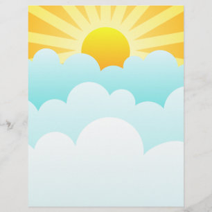 Soleil Se Levant Au-Dessus Des Nuages