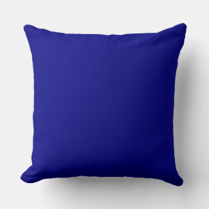Solid clair brillant Marine bleu lance oreiller AH
