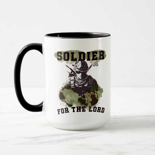 Solider pour le Lord Coffee Mug (Gauche)