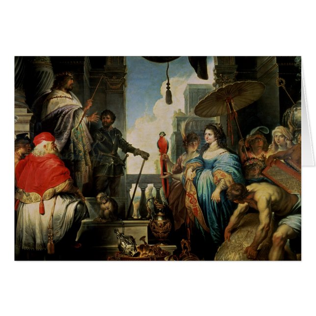 Solomon et la reine de Sheba (Devant horizontal)