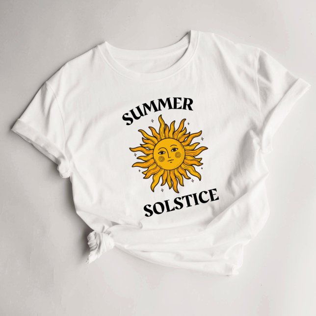 Solstice d'été Litha Sun Design Sabbats T-shirt (Créateur téléchargé)