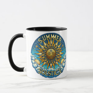 Solstice d'été Mug noire 11oz