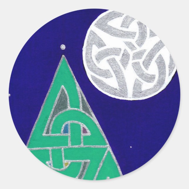 Solstice d'hiver (détail version 2) autocollants (Devant)