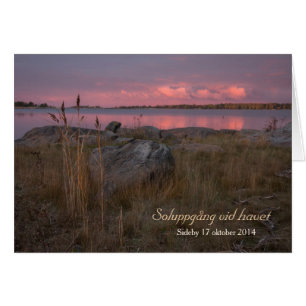 Soluppgång havet vid CC0759 Sideby Siipyy