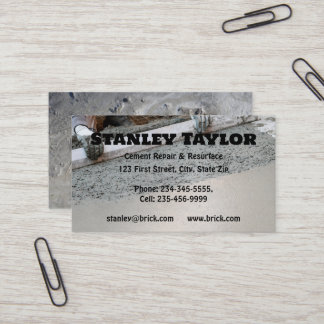 Solutions Concret & Cement Carte de visite personn