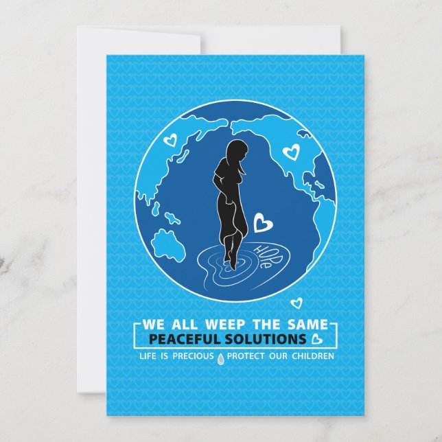 Solutions pacifiques 5"x7"_Carte plate (Devant)