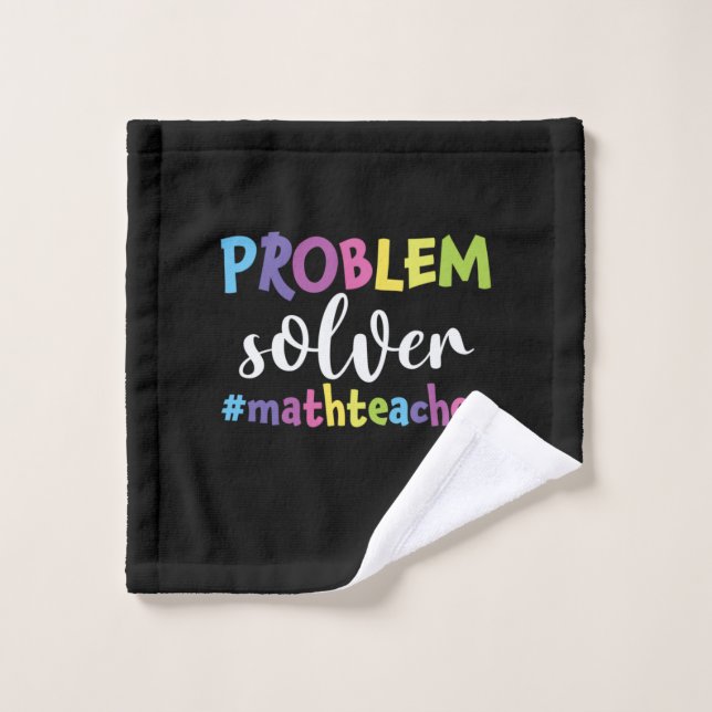 Solveur du problème de l'enseignant en mathématiqu (Gant de toilette)
