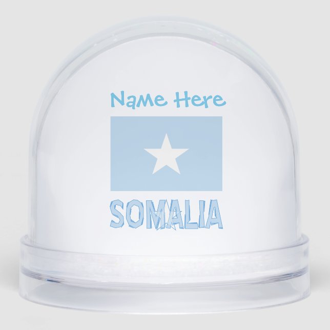 Somalie Drapeau bleu Personnalisation (Avant)