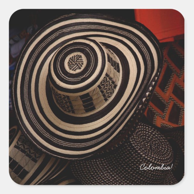 Sombrero Vueltiao : sticker (Devant)