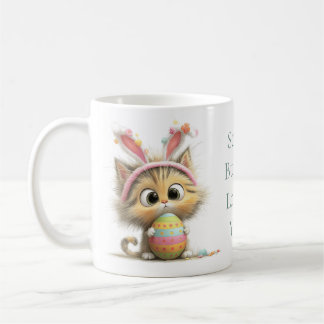 Some Bunny Loves You Easter Cat Mug