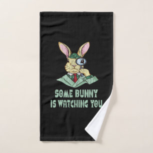 Some Bunny vous observe Père Noël de Pâques