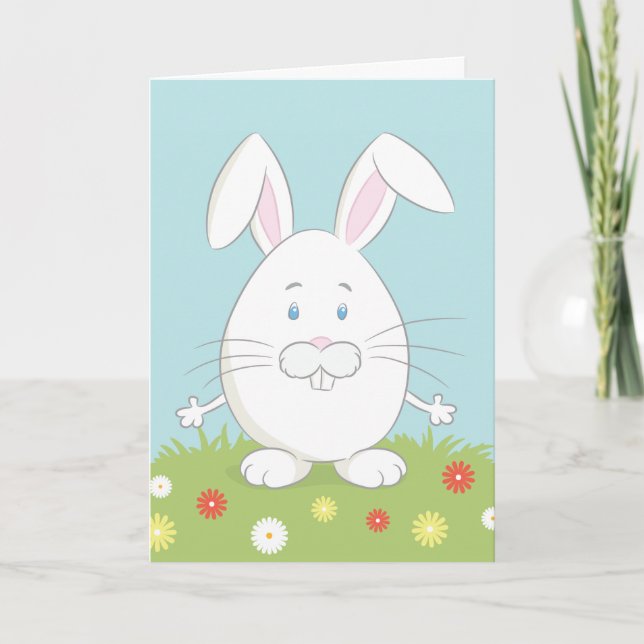 Somebunny vous aime carte de Pâques (Devant)