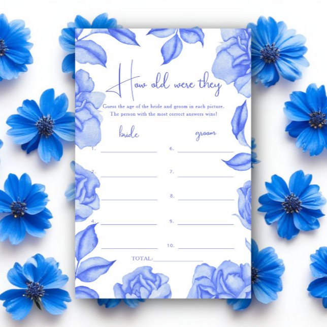 Something Blue Floral Quel âge avaient-ils mariage (Créateur téléchargé)