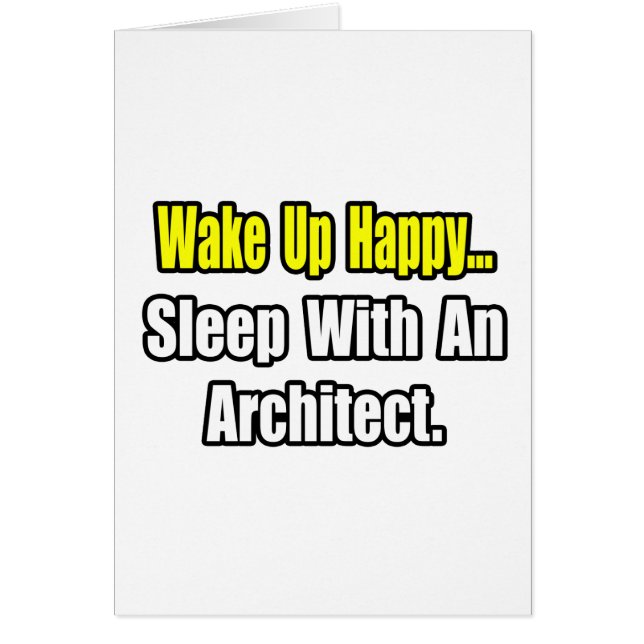 Sommeil avec un architecte (Devant)