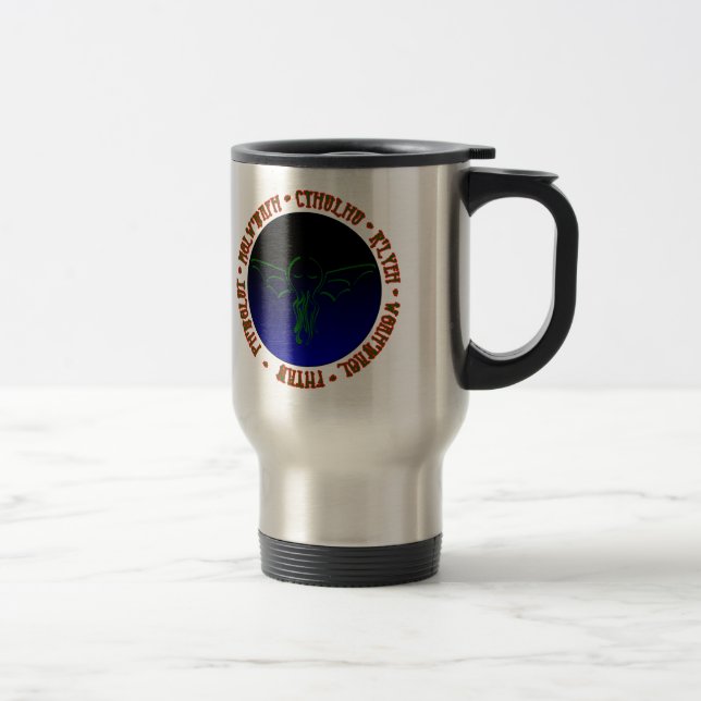 Sommeils de Cthulhu - tasse réutilisable de voyage (Droit)