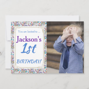 SON 1ER ANNIVERSAIRE INVITATION