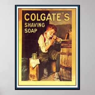 Son affiche vintage Premier Rasage