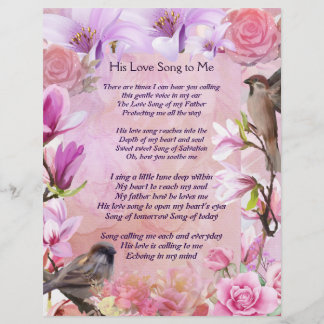 Son Amour Chante pour moi Floral Aquarelle Station