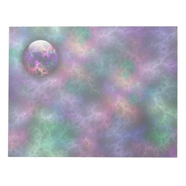 Son Bloc-notes aux matériaux brillants (Devant)