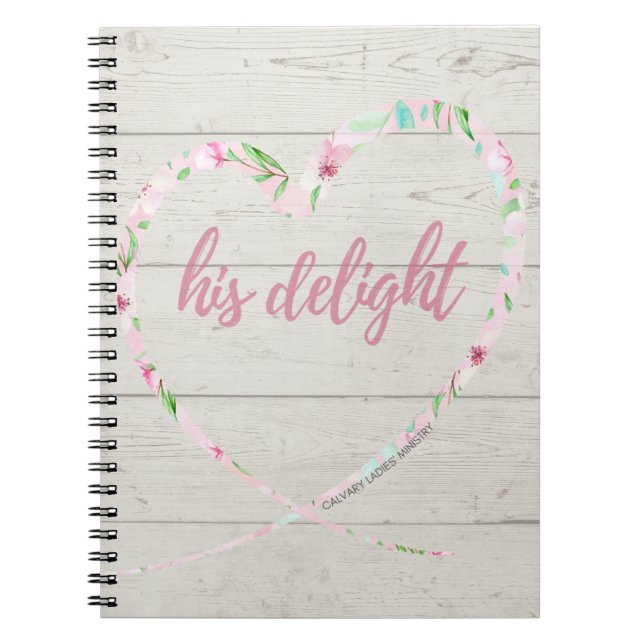 Son Carnet Delight (arrière - plan en bois clair) (Devant)