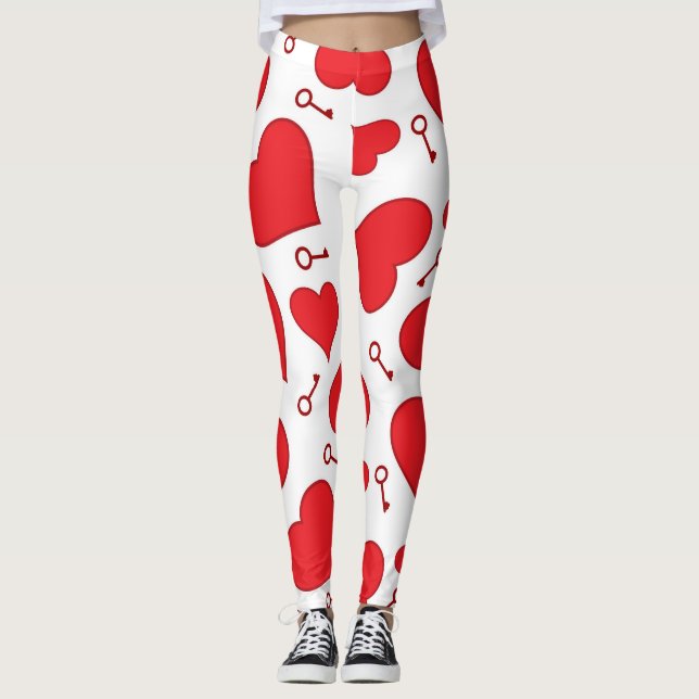 Son coeur Leggings (Devant)