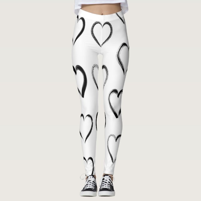 Son coeur Leggings (Devant)