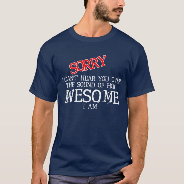 Son de super drôle de t-shirt humour (Devant)