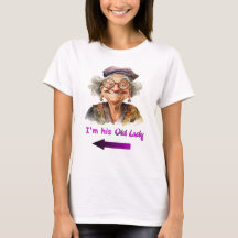 Son drôle de t-shirt Old Lady