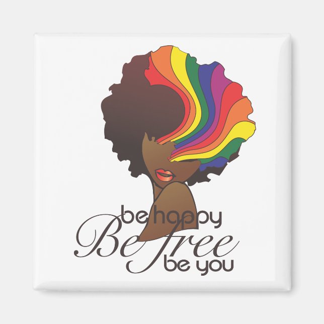 Son et ses être heureux Magnet (Devant)