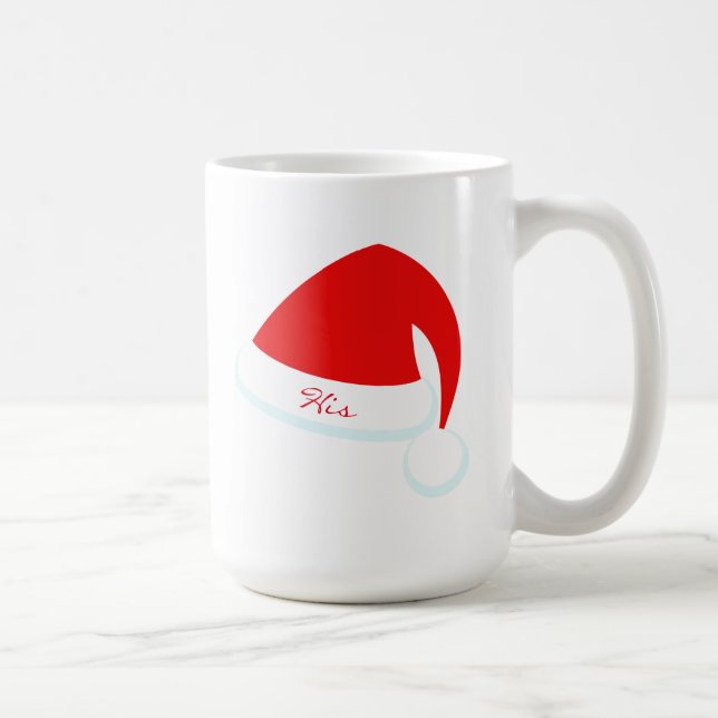 Son & Hers Santa Hat Holiday Mug (Droite)