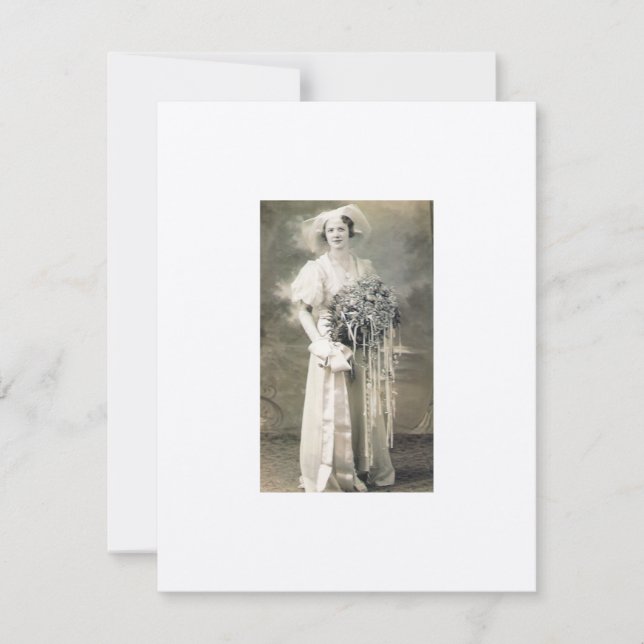 Son invitation de mariage (Devant)