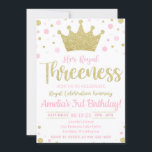 Son Invitation Royale de la Mention | Princesse In<br><div class="desc">Son invitation royale à la Menace 3e Invitation d'anniversaire Tous les modèles sont © RIEN PANDA LLC</div>