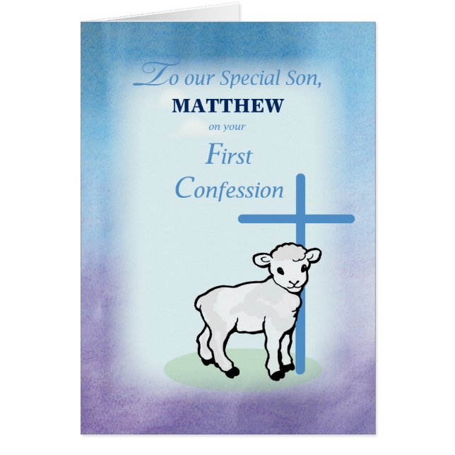 Son Personnaliser le nom à la première confession  (Devant)