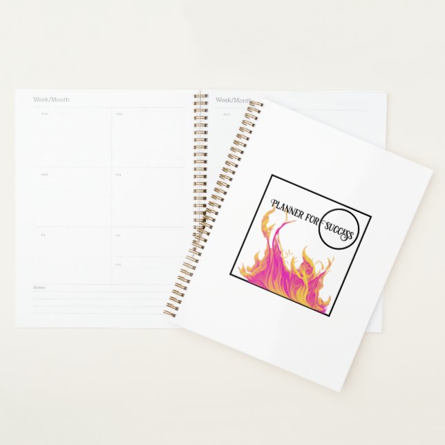 Son Planificateur Blanc Pour La Réussite, Pink Fir (Devant avec enveloppe)