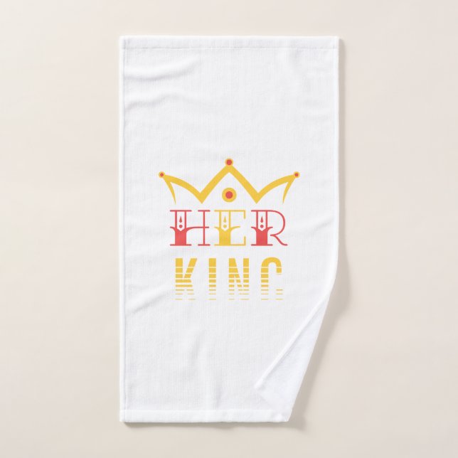 Son Roi (Serviette à main)