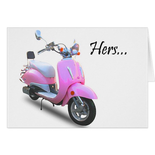 Son scooter (Devant horizontal)