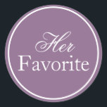 Son Sticker Mariage favori Lilac Lavender Purple<br><div class="desc">Améliorez votre célébration mariage avec ces Stickers Favor de Mariage Personnalisé. Parfaits pour ajouter une touche d'élégance à vos faveurs de mariage, ces étiquettes personnalisés sont conçus pour refléter votre style unique et rendre votre journée spéciale encore plus mémorable. Choisissez parmi une large gamme de couleurs et de polices pour...</div>
