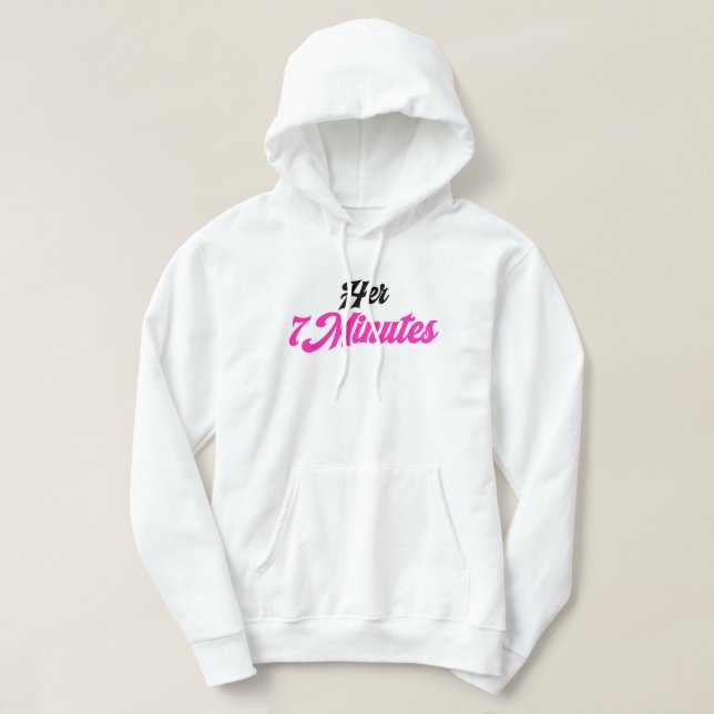 Son sweat à capuche assorti de 7 minutes (Design devant)