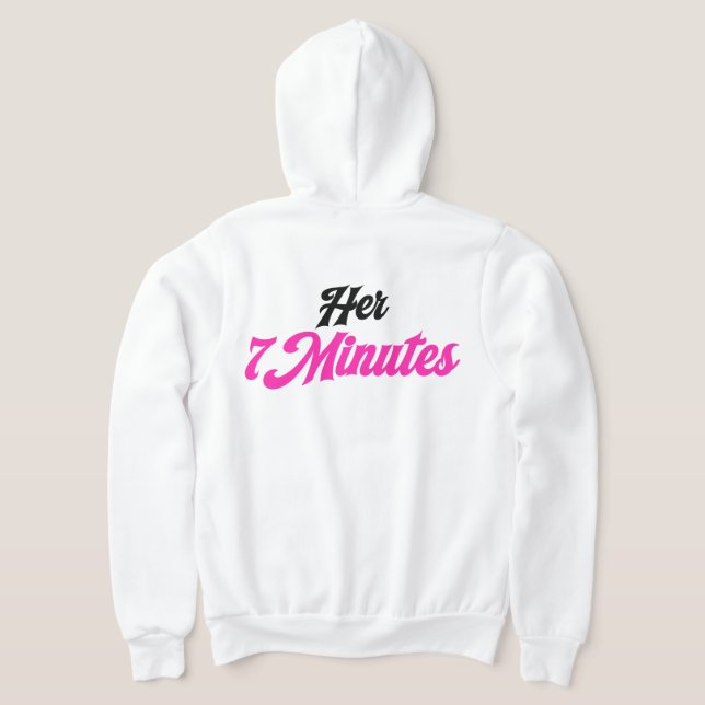 Son sweat à capuche zipé assorti de 7 Minutes (Couchage Retour)