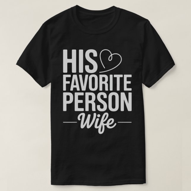 Son T-shirt de la personne préférée (Design devant)