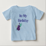 Son t-shirt My Birthday avec avant et arrière Text<br><div class="desc">Jolie T-shirt</div>