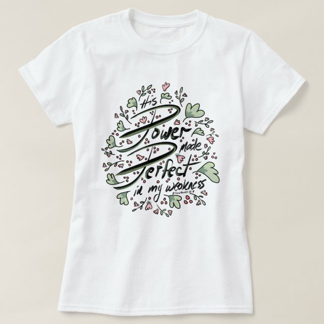 Son T-shirt Power Made Parfait (Design devant)