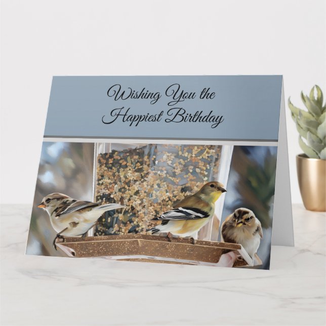 Songbird - La carte d'anniversaire la plus heureus (Petite plante)