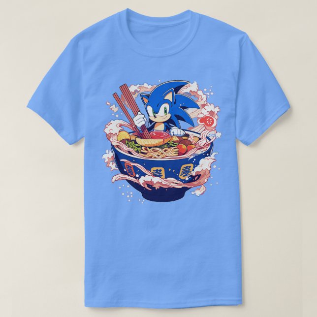 sonic en ramen TShirt (Design devant)